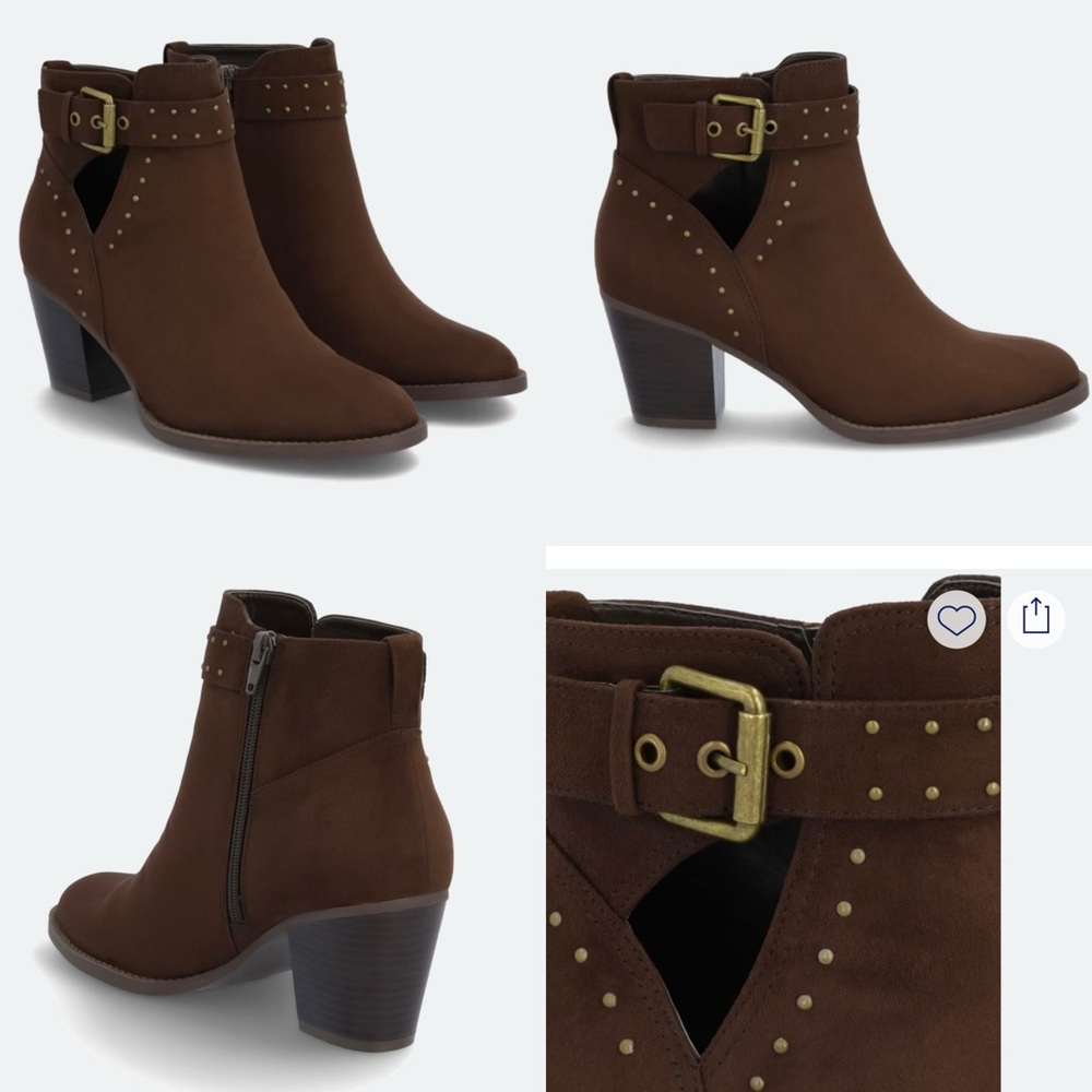 Market & Spruce O’Hara Studded Bootie in Expresso 8.5